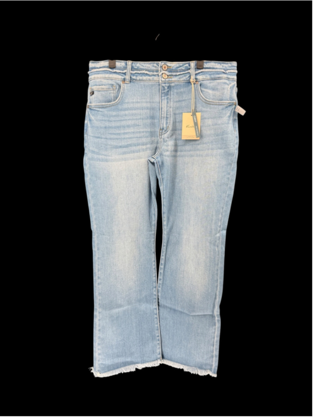 Women's KanCan Curvy High Rise Bootcut Jeans Light Blue Size 32